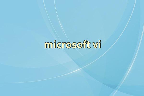 microsoft vi